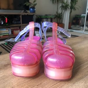 Pink/Orange Ambre Jelly’s - Platform